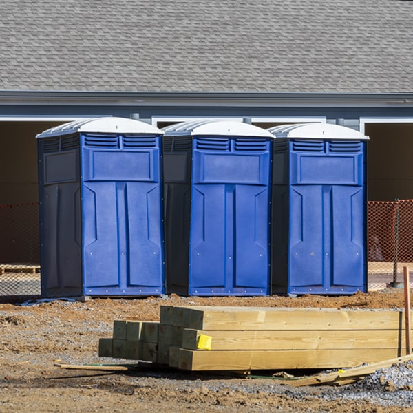 are there any additional fees associated with porta potty delivery and pickup in White Island Shores